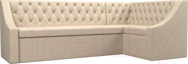 Изображение товара Уголок кухонный мягкий Лига Диванов Мерлин 210 правый / 100458 (экокожа, бежевый)