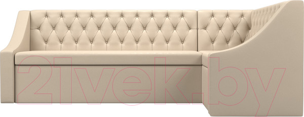 Изображение товара Уголок кухонный мягкий Лига Диванов Мерлин 210 правый / 100458 (экокожа, бежевый)