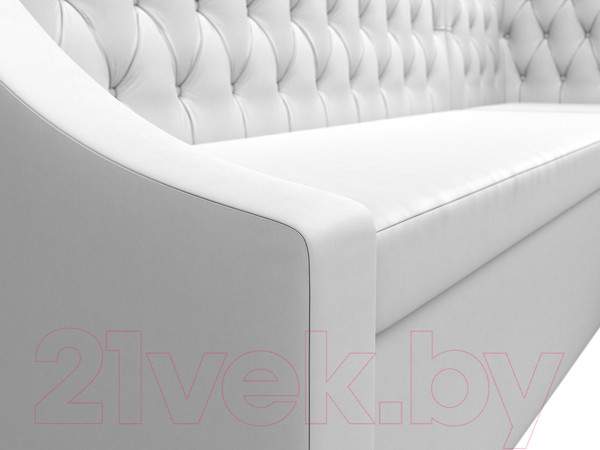 Изображение товара Уголок кухонный мягкий Лига Диванов Мерлин 210 правый / 100459 (экокожа, белый)