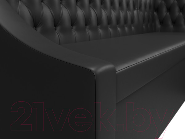 Изображение товара Уголок кухонный мягкий Лига Диванов Мерлин 210 правый / 100461 (экокожа, черный)