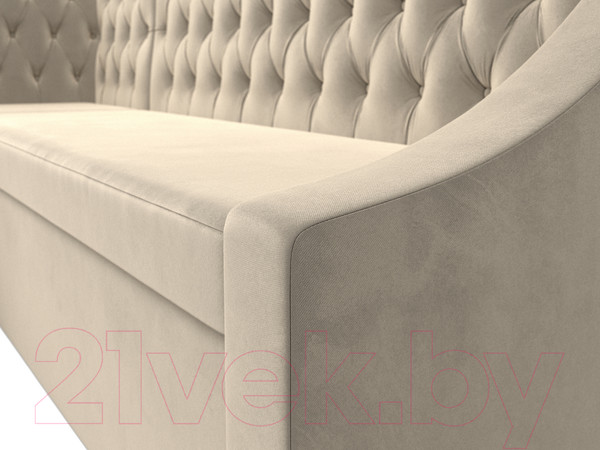 Изображение товара Уголок кухонный мягкий Лига Диванов Мерлин 210 левый / 100450 (микровельвет, бежевый)