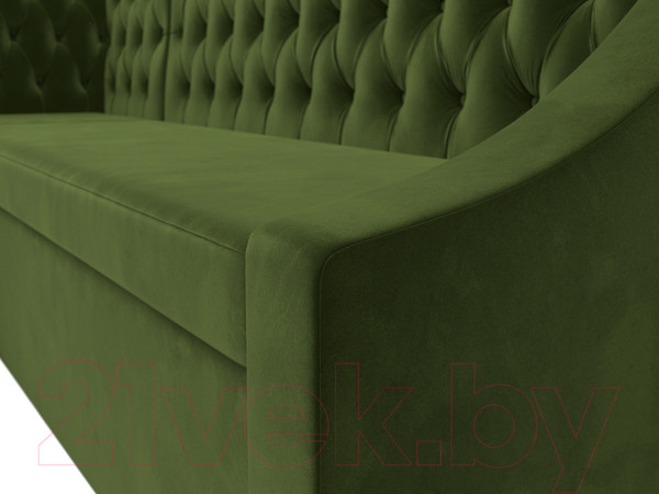 Изображение товара Уголок кухонный мягкий Лига Диванов Мерлин 210 левый / 100451 (микровельвет, зеленый)