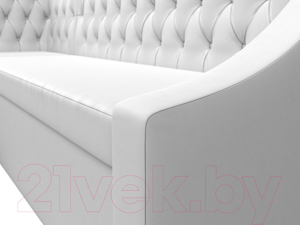 Изображение товара Уголок кухонный мягкий Лига Диванов Мерлин 210 левый / 100459 (экокожа, белый)