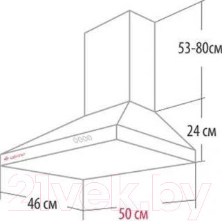 Изображение товара Вытяжка купольная GEFEST ВО 11 К47