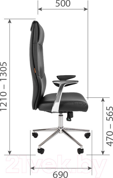 Изображение товара Кресло офисное Chairman Vista (черный)