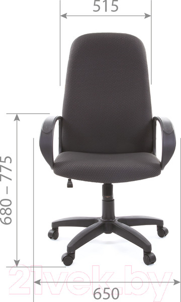 Изображение товара Кресло офисное Chairman 279 (ткань TW, серый)