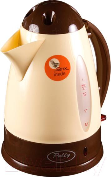 Изображение товара Электрочайник Polly Люкс EK-11 (бежевый/коричневый)