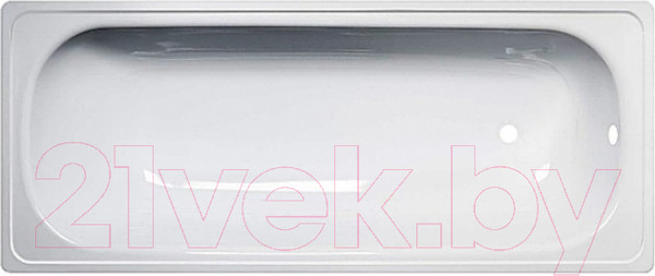 Изображение товара Ванна стальная ВИЗ Antika 170x70 (белая орхидея, с ножками)