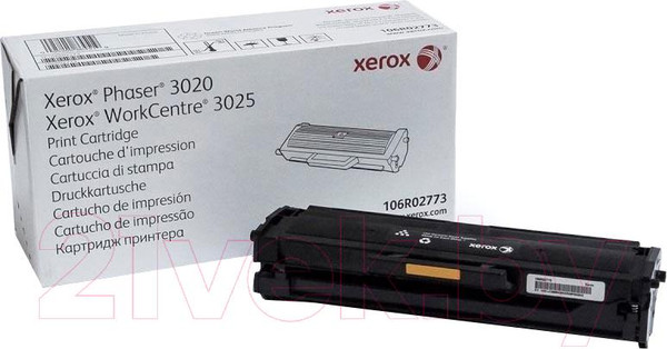 Изображение товара Тонер-картридж Xerox 106R02773