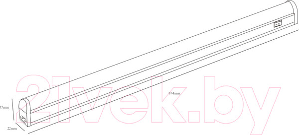 Изображение товара Светильник линейный ЭРА LLED-01-12W-4000-W / Б0017426