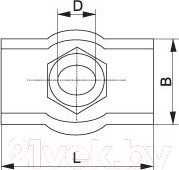 Изображение товара Зажим для каната ЕКТ CV012627 (20шт)
