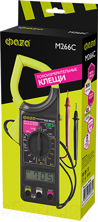 Изображение товара Клещи токоизмерительные Фаза M266C (1011558)