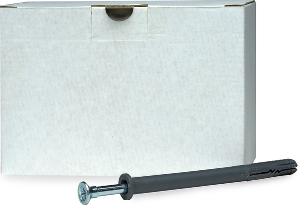 Изображение товара Дюбель-гвоздь ЕКТ Цилиндр 10x120 / VZ011633 (50шт, полипропилен)