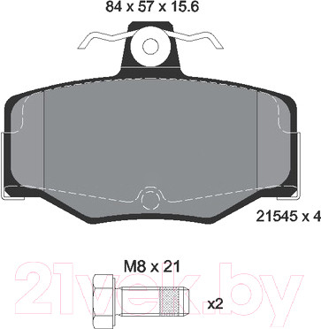 Изображение товара Тормозные колодки Textar 2154501