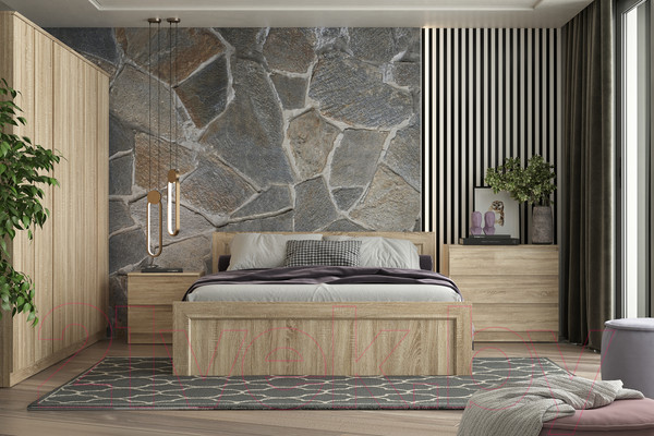 Изображение товара Комод Евва Турин ТР-3S/S (дуб сонома)