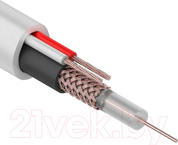 Изображение товара Кабель Rexant KBK-B- 2x0.75 / 01-4014 (200м, белый)