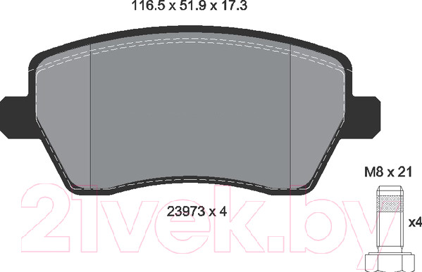 Изображение товара Тормозные колодки Textar 2397301