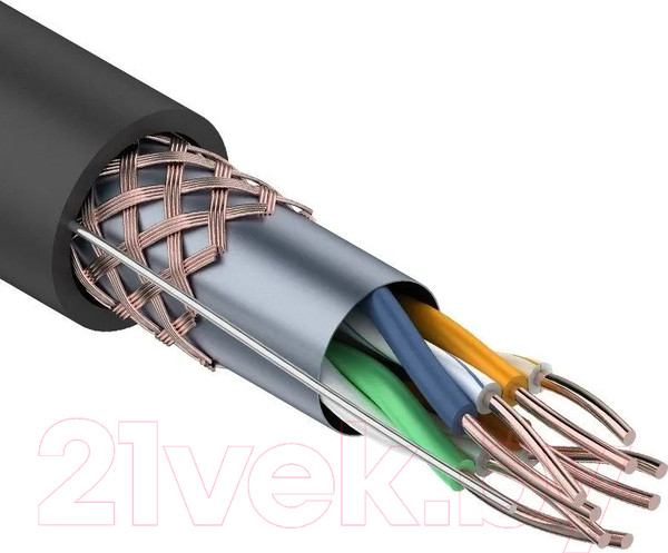 Изображение товара Кабель Rexant SFTP 4PR 24AWG CAT5e OUTDOOR / 01-0344 (305м)