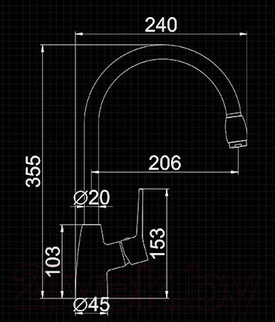Изображение товара Смеситель Ledeme L4069B