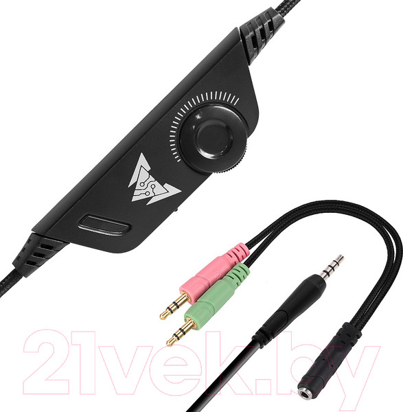 Изображение товара Наушники-гарнитура Crown CMGH-2001 (черный/синий)