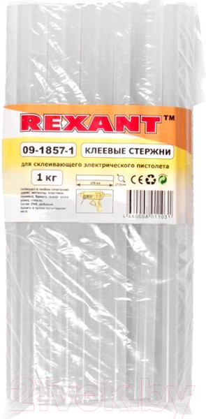 Изображение товара Клеевые стержни Rexant 09-1857-1 (прозрачный)