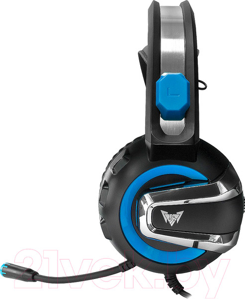 Изображение товара Наушники-гарнитура Crown CMGH-3101 (черный/синий)