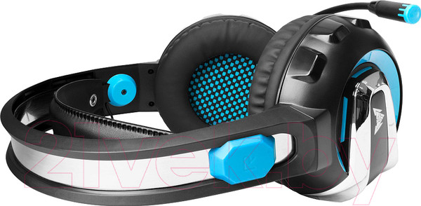 Изображение товара Наушники-гарнитура Crown CMGH-3101 (черный/синий)