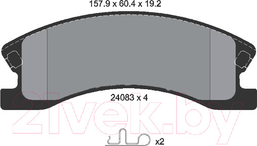 Изображение товара Тормозные колодки Textar 2408301