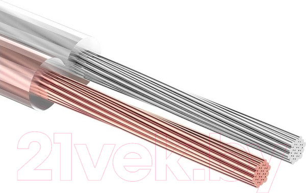 Изображение товара Кабель Rexant Silicon 2x4.00 / 01-6309 (100м,прозрачный)