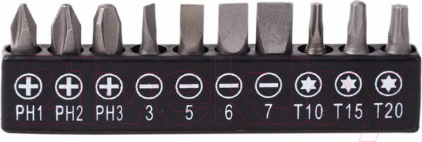 Изображение товара Набор головок, бит Rexant 12-6070