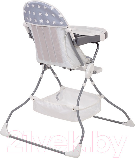 Изображение товара Стульчик для кормления Polini Kids 252 Звезды (серый/белый)