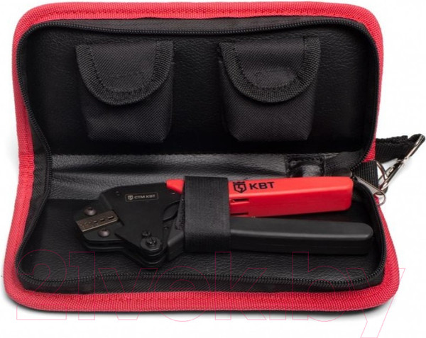 Изображение товара Набор обжимного инструмента КВТ 78862 (с набором матриц СТМ)