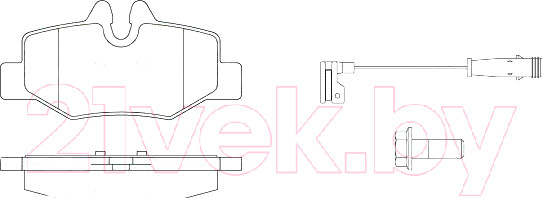 Изображение товара Тормозные колодки TRW GDB1601