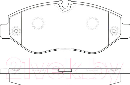 Изображение товара Тормозные колодки TRW GDB1698