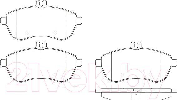 Изображение товара Тормозные колодки TRW GDB1736