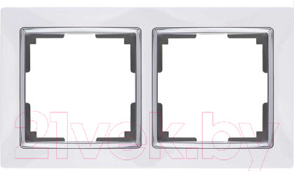 Изображение товара Рамка для выключателей и розеток Werkel WL03-Frame-02 / a028881 (белый)