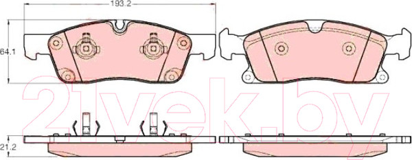 Изображение товара Тормозные колодки TRW GDB1946