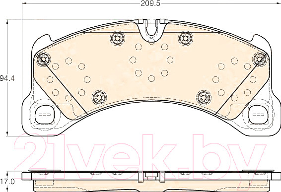 Изображение товара Тормозные колодки TRW GDB2004