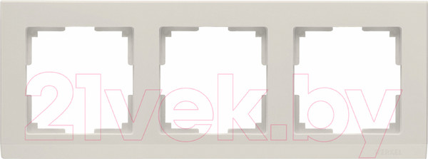 Изображение товара Рамка для выключателей и розеток Werkel WL04-Frame-03 / a028943 (слоновая кость)