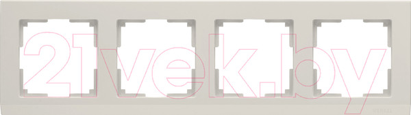 Изображение товара Рамка для выключателей и розеток Werkel WL04-Frame-04 / a028944 (слоновая кость)