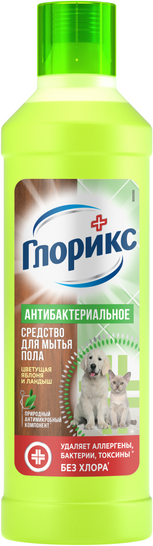 Изображение товара Чистящее средство для пола Glorix Цветущая яблоня и ландыш (1л)