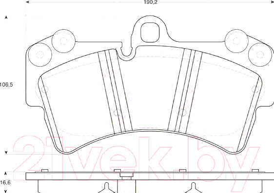 Изображение товара Тормозные колодки TRW GDB1548