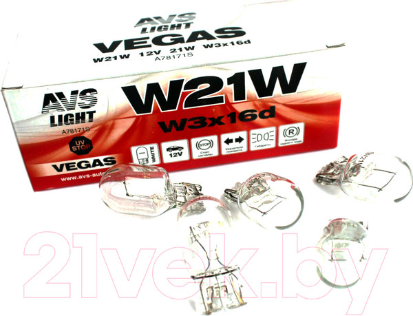 Изображение товара Комплект автомобильных ламп AVS Vegas A78171S (10шт)