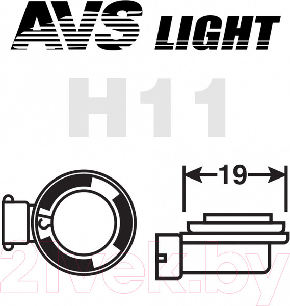 Изображение товара Комплект автомобильных ламп AVS Sirius Night Way A78945S (2шт)
