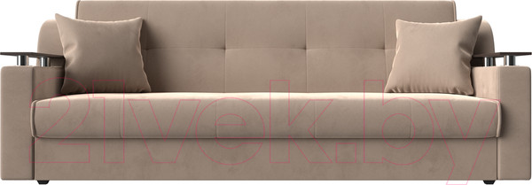 Изображение товара Диван Лига Диванов Сенатор / 100619 (велюр MR, бежевый)