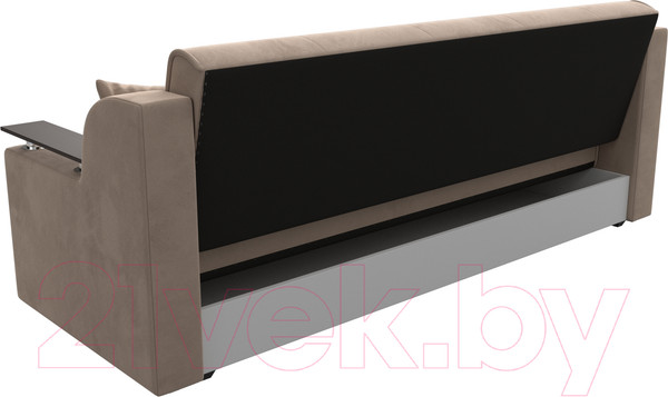 Изображение товара Диван Лига Диванов Сенатор / 100619 (велюр MR, бежевый)