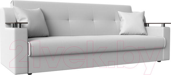 Изображение товара Диван Лига Диванов Сенатор / 100630 (экокожа, белый)
