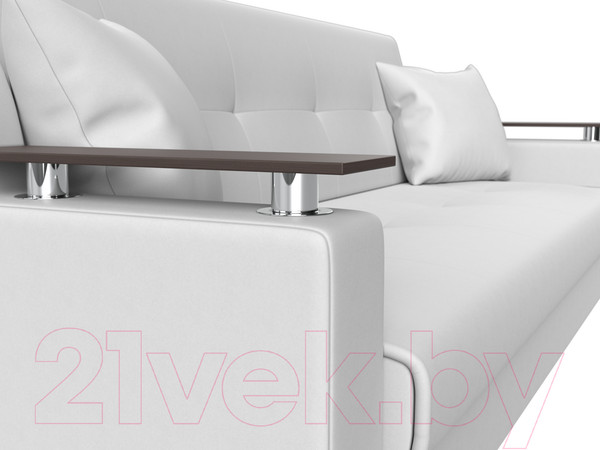 Изображение товара Диван Лига Диванов Сенатор / 100630 (экокожа, белый)