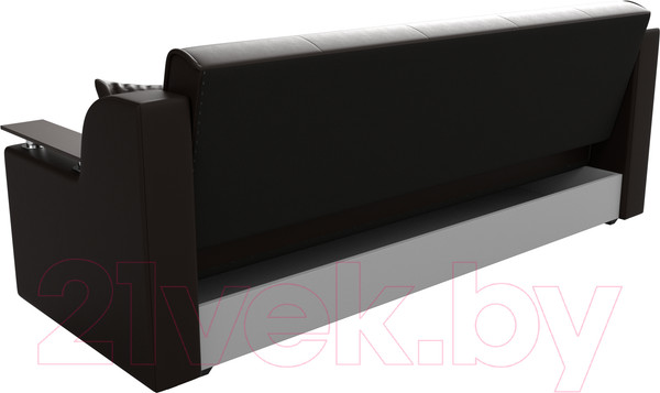 Изображение товара Диван Лига Диванов Сенатор / 100631 (экокожа, коричневый)