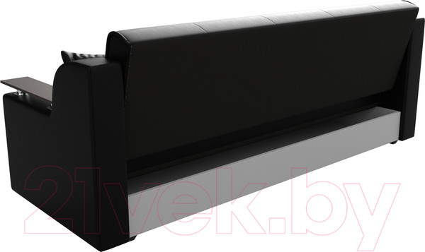 Изображение товара Диван Лига Диванов Сенатор / 100632 (экокожа, черный)